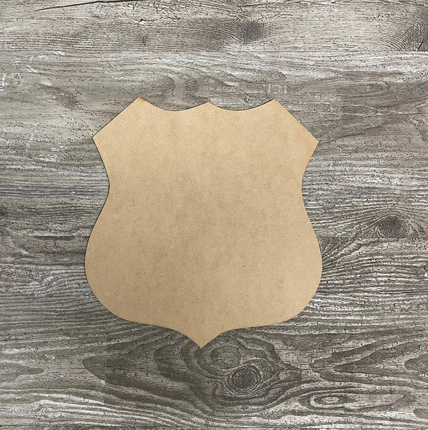Sign with Premium Gasoline sign only - unpainted wooden cutouts, ready for you to paint