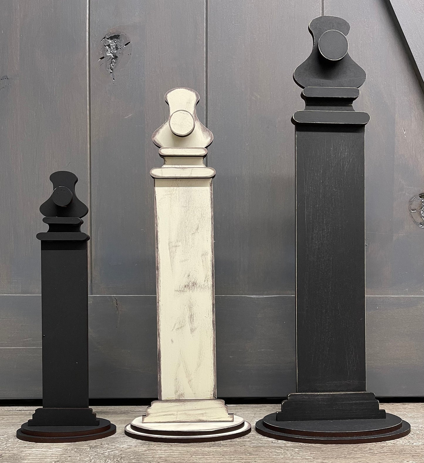 Stand to hold signs kit, unpainted wooden cutouts - ready for you to paint