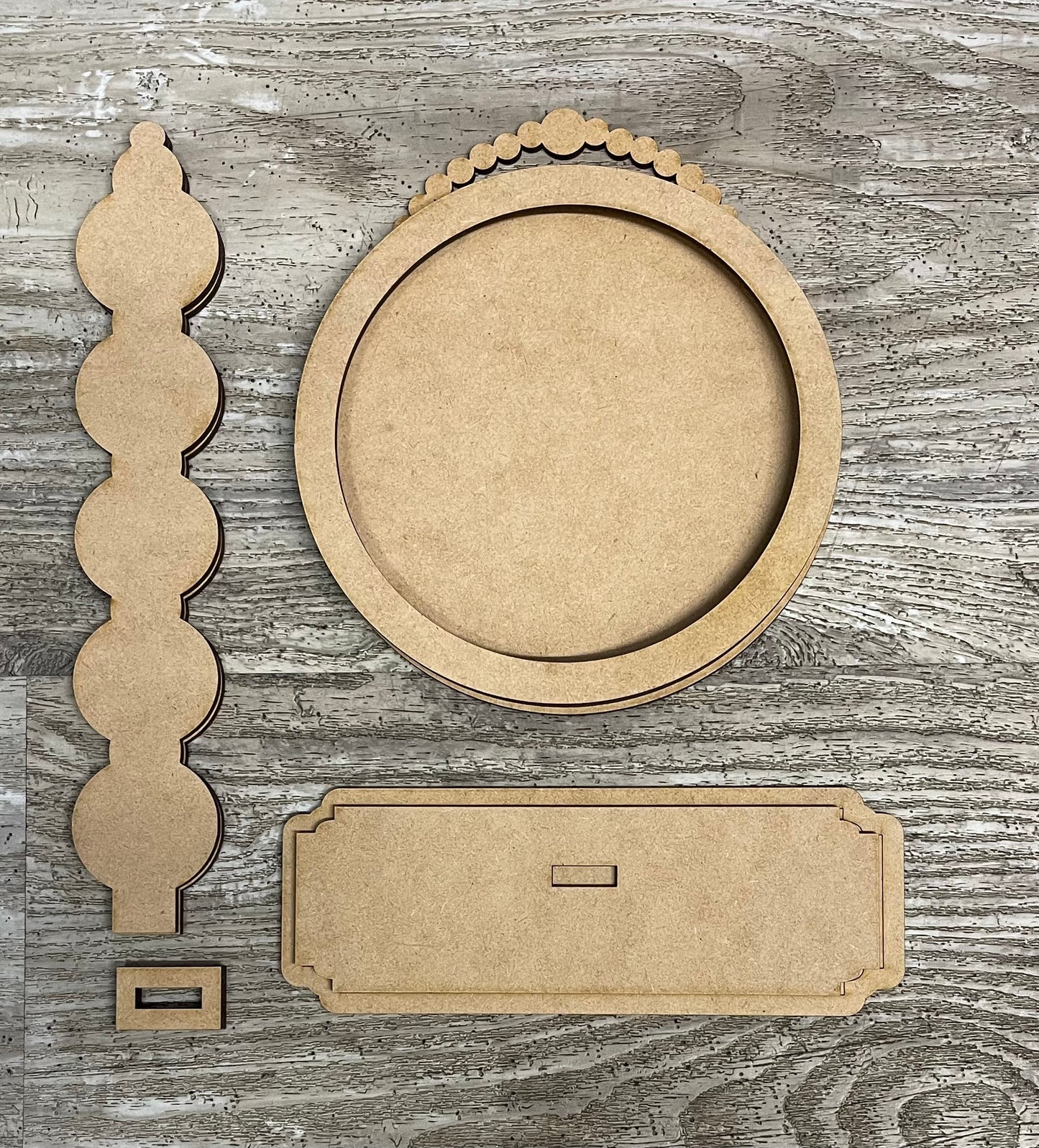 Changeable sign kit, unpainted wooden cutouts - ready for you to paint, there are many changeable inserts available