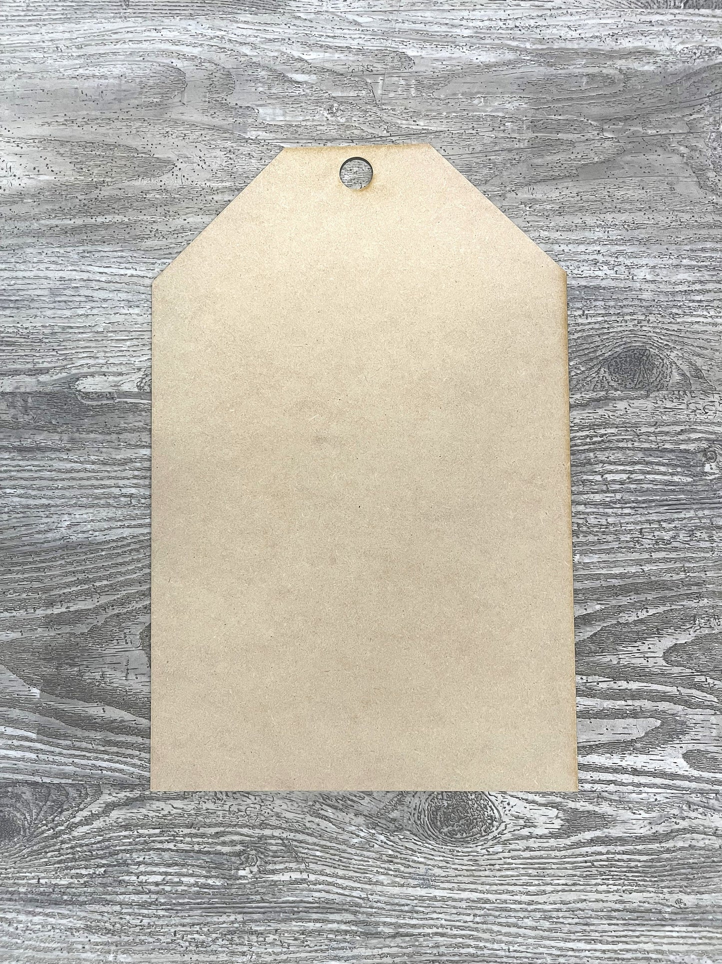 1 Door Tag, 9.25 x 14.25 unpainted ready for you to finish