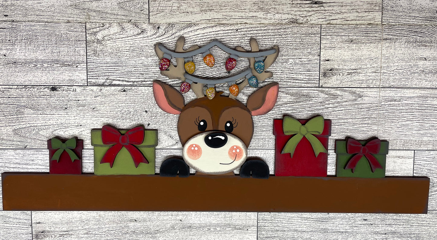 November 2025 Sign insert only - Hello Door Sign Insert only unpainted cutouts - doesn't include the door sign backer