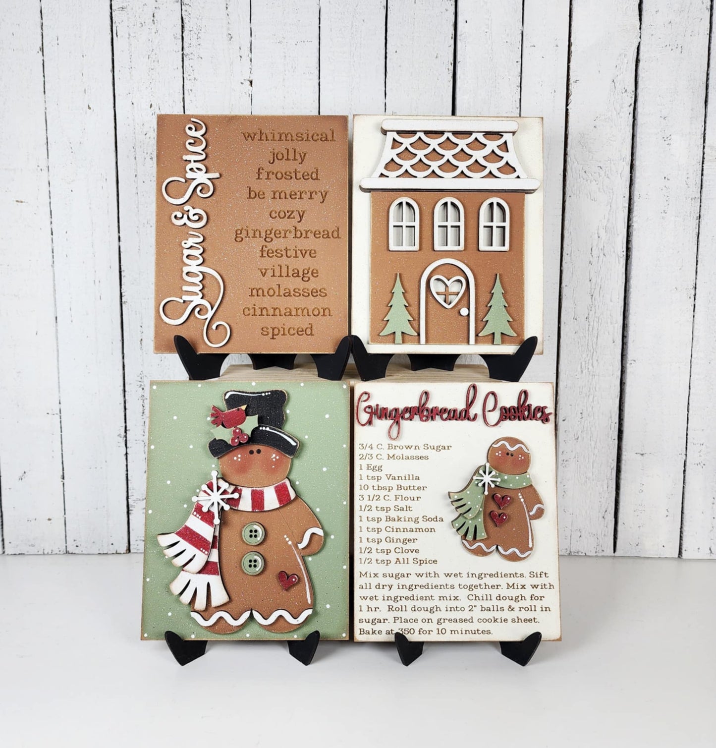 Victorian Gingerbread Collection Signs - unpainted cutouts