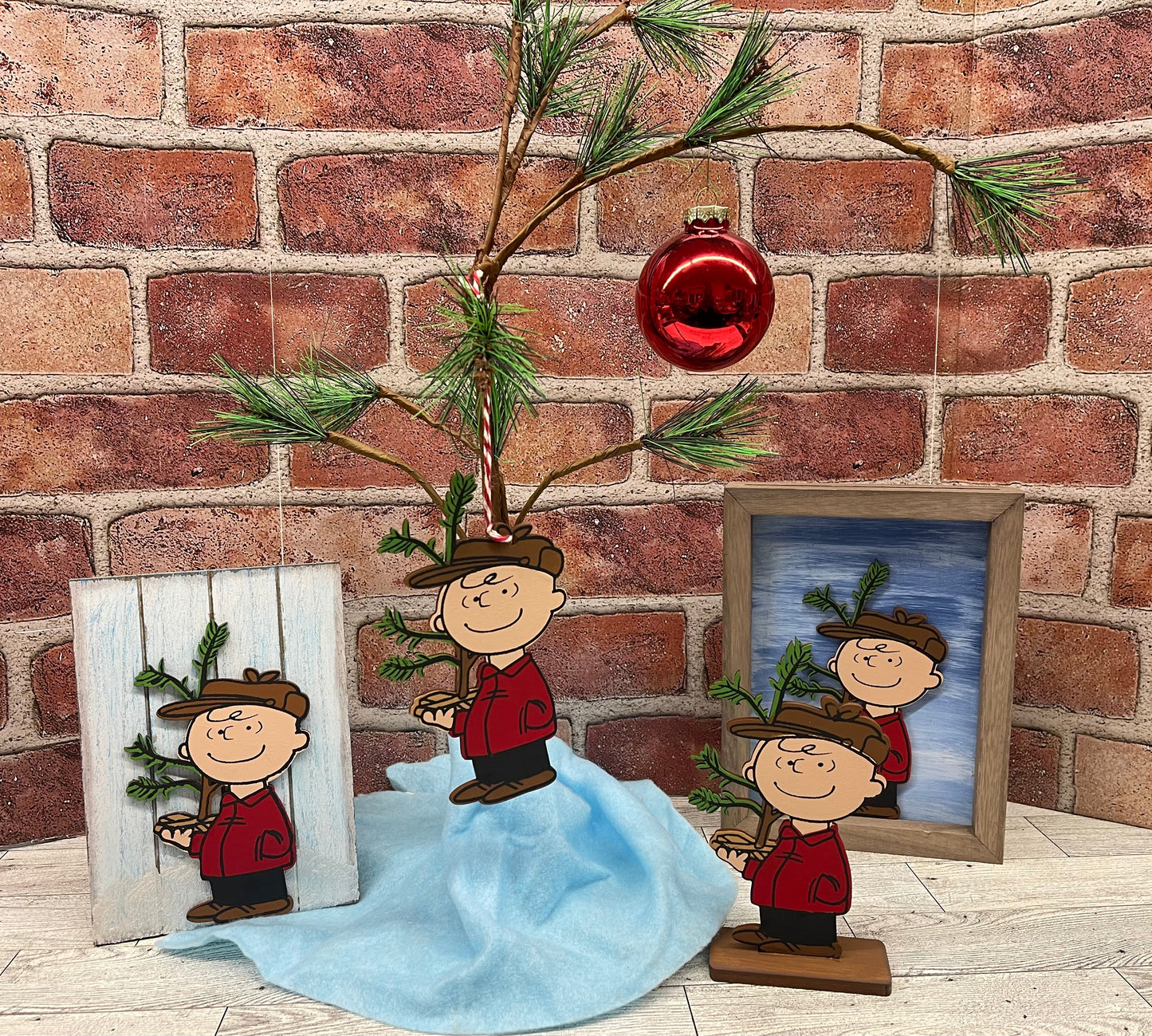 Charlie Brown Tree - Peanuts Gang Cutout unpainted wood ready for you to paint