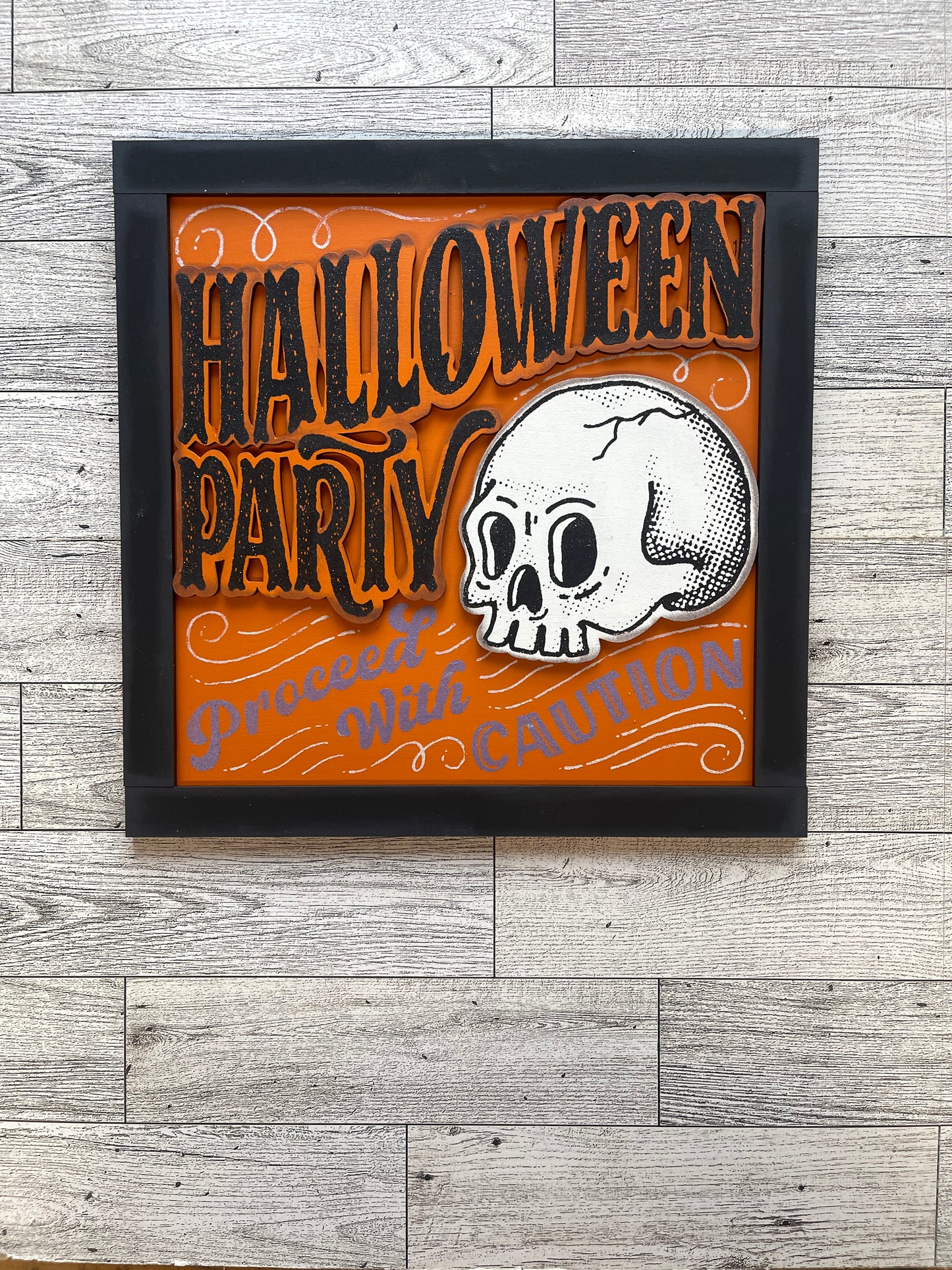 Spook Alley Halloween Signs unpainted cutouts