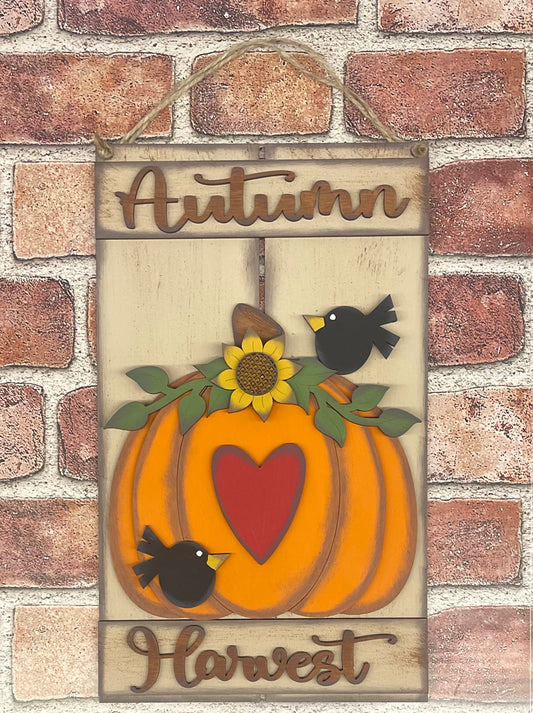 Autumn Harvest Pallet Sign unpainted cutouts