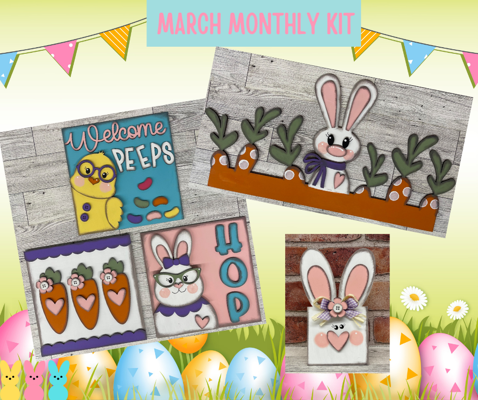 Both March 2025 Insert and blocks only - March Craft Kit - Hello Door ...