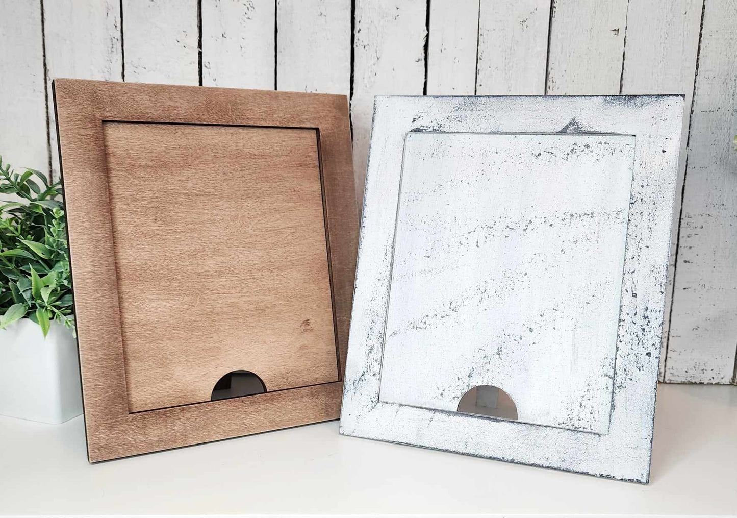 1 Picture Frame Sign Holder Only - Primitive Home Collection  cutouts - unpainted wooden cutouts, ready for you to paint