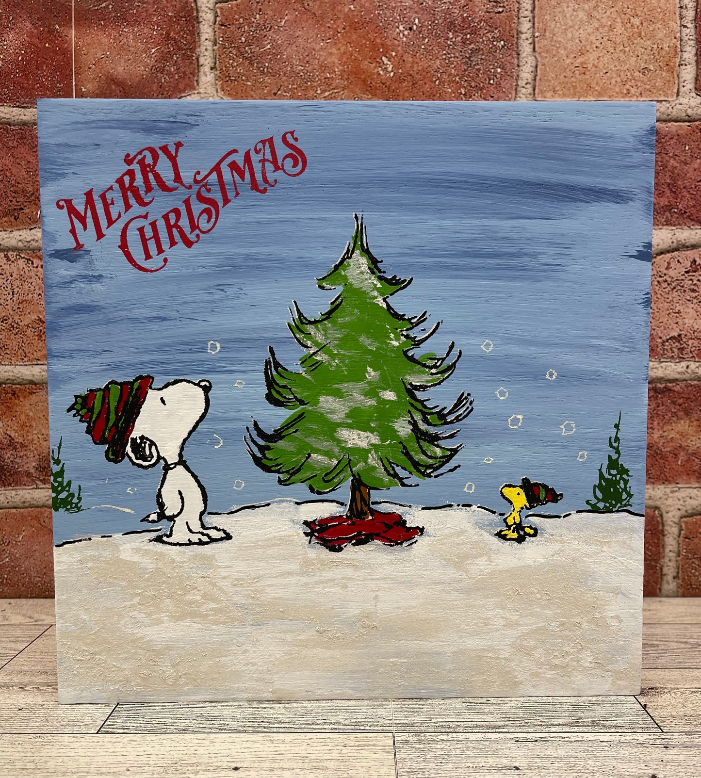 Peanuts Christmas Tree Farm - Peanuts Gang Cutout unpainted wood ready for you to paint