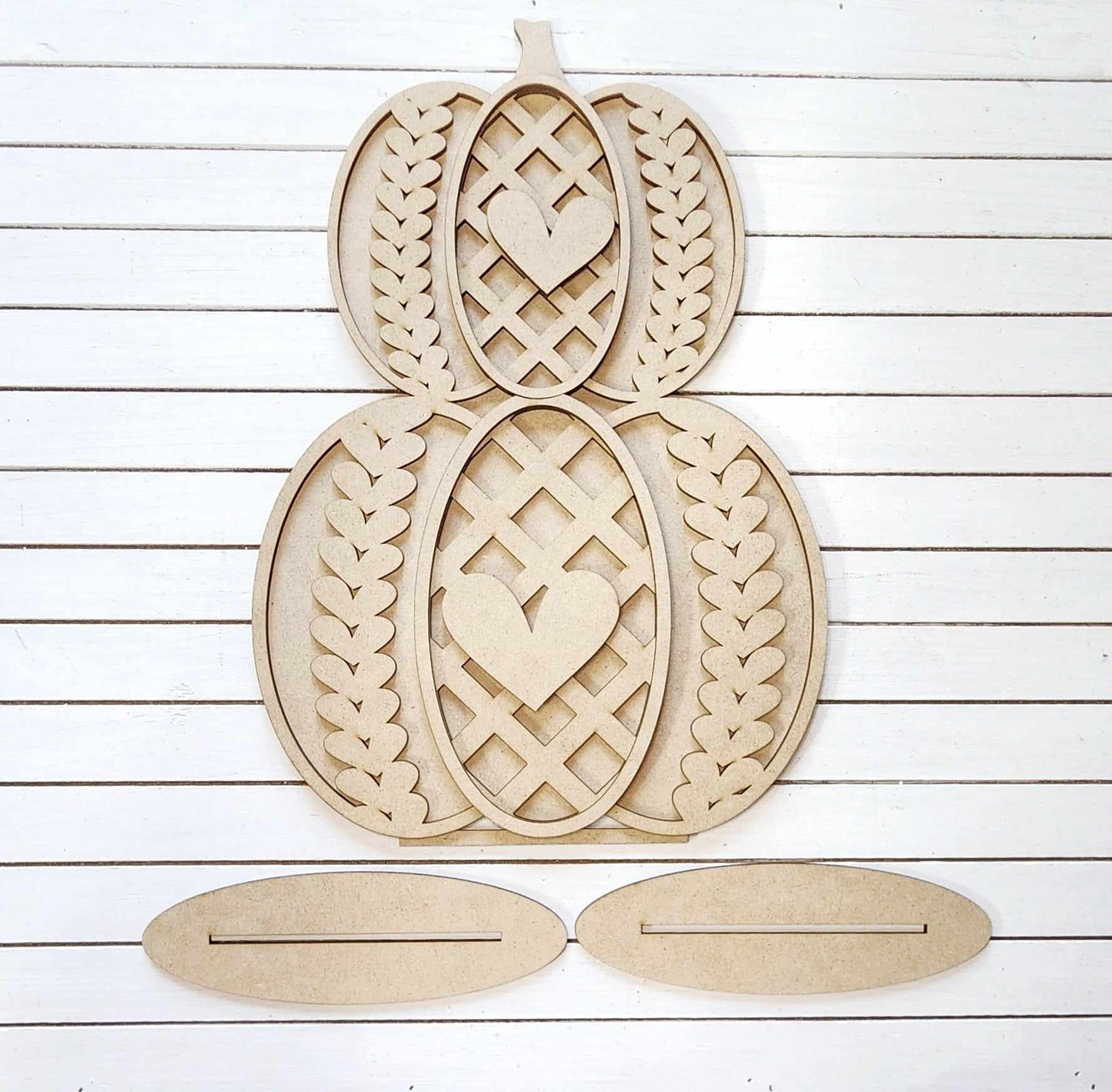 Sweater Weather Pumpkin standers - unpainted cutouts