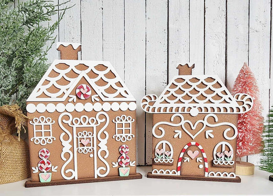 Gingerbread House Large stander - unpainted cutouts