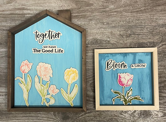 Bloom & Grow House insert cutouts, House not included
