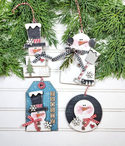 May - Dar's Christmas Craft Club - unpainted wood cutouts, ready for you to paint