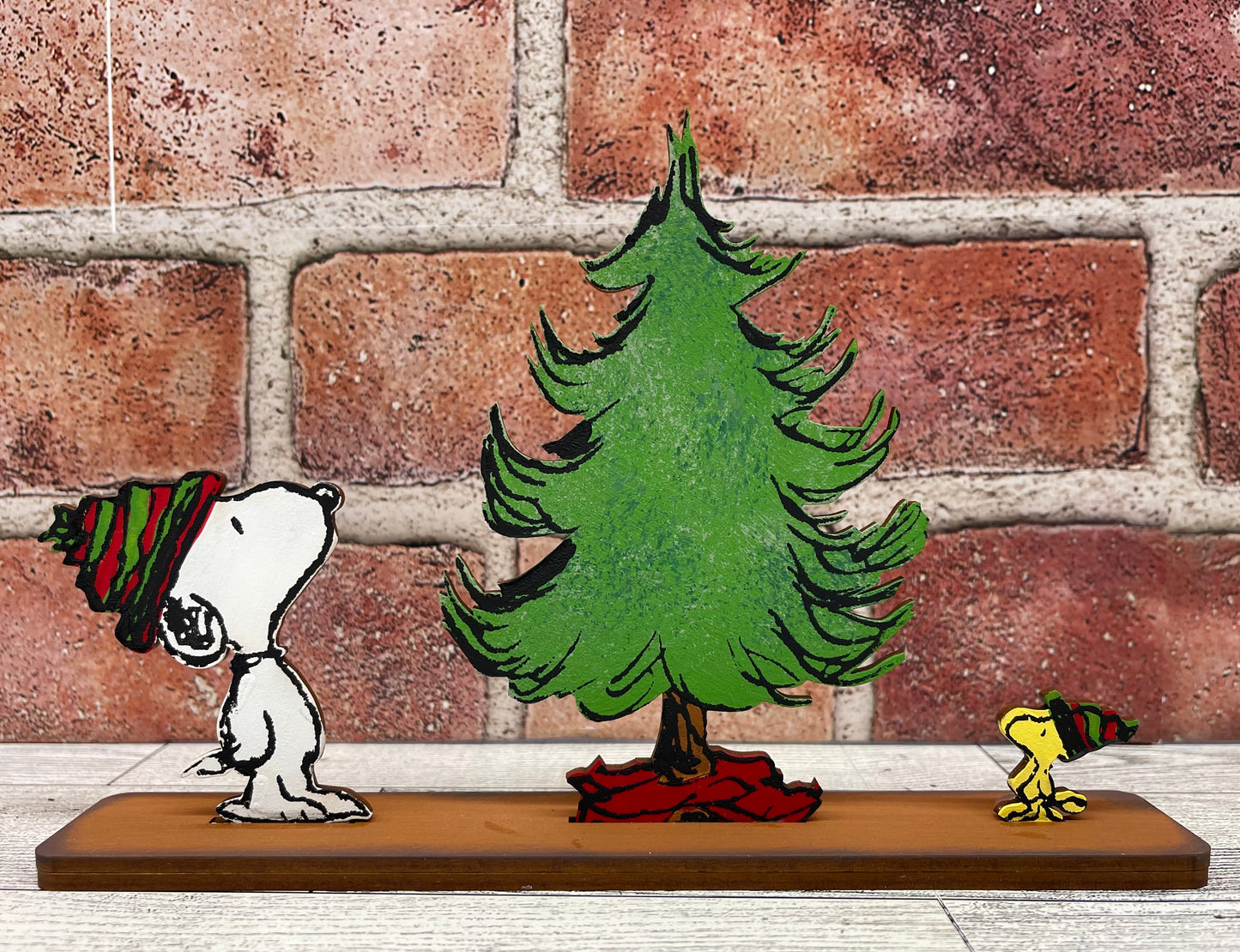 Peanuts Christmas Tree Farm - Peanuts Gang Cutout unpainted wood ready for you to paint