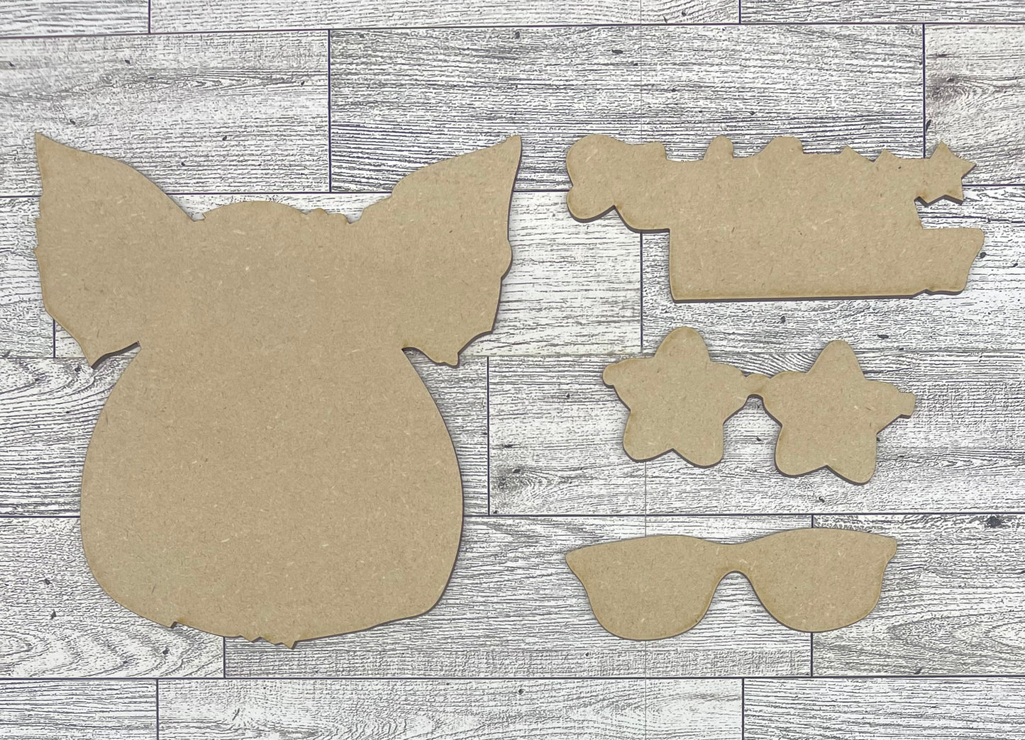 It’s kind of a pig deal - Unfinished wooden pig cutout pieces
