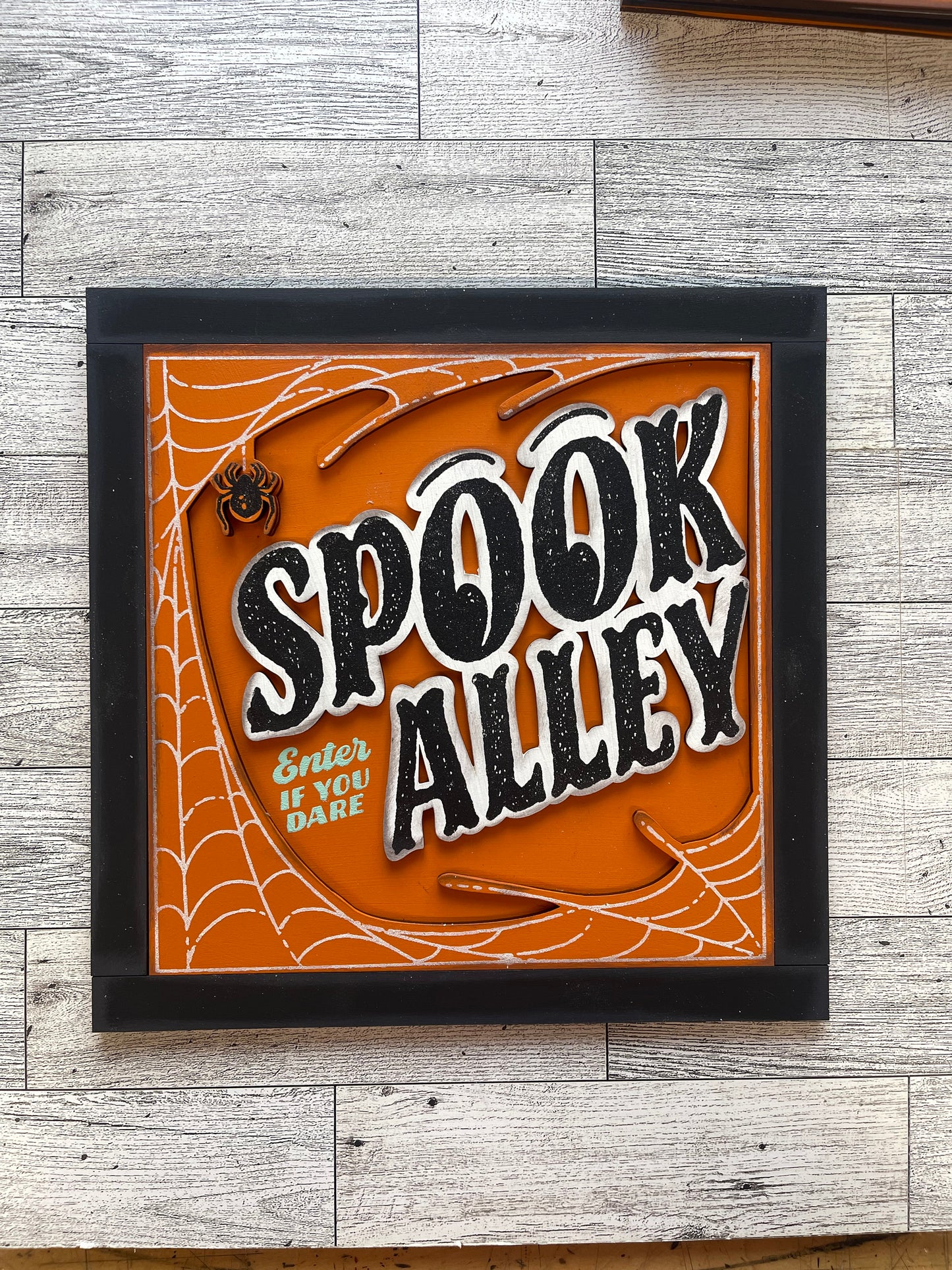 Spook Alley Halloween Signs unpainted cutouts