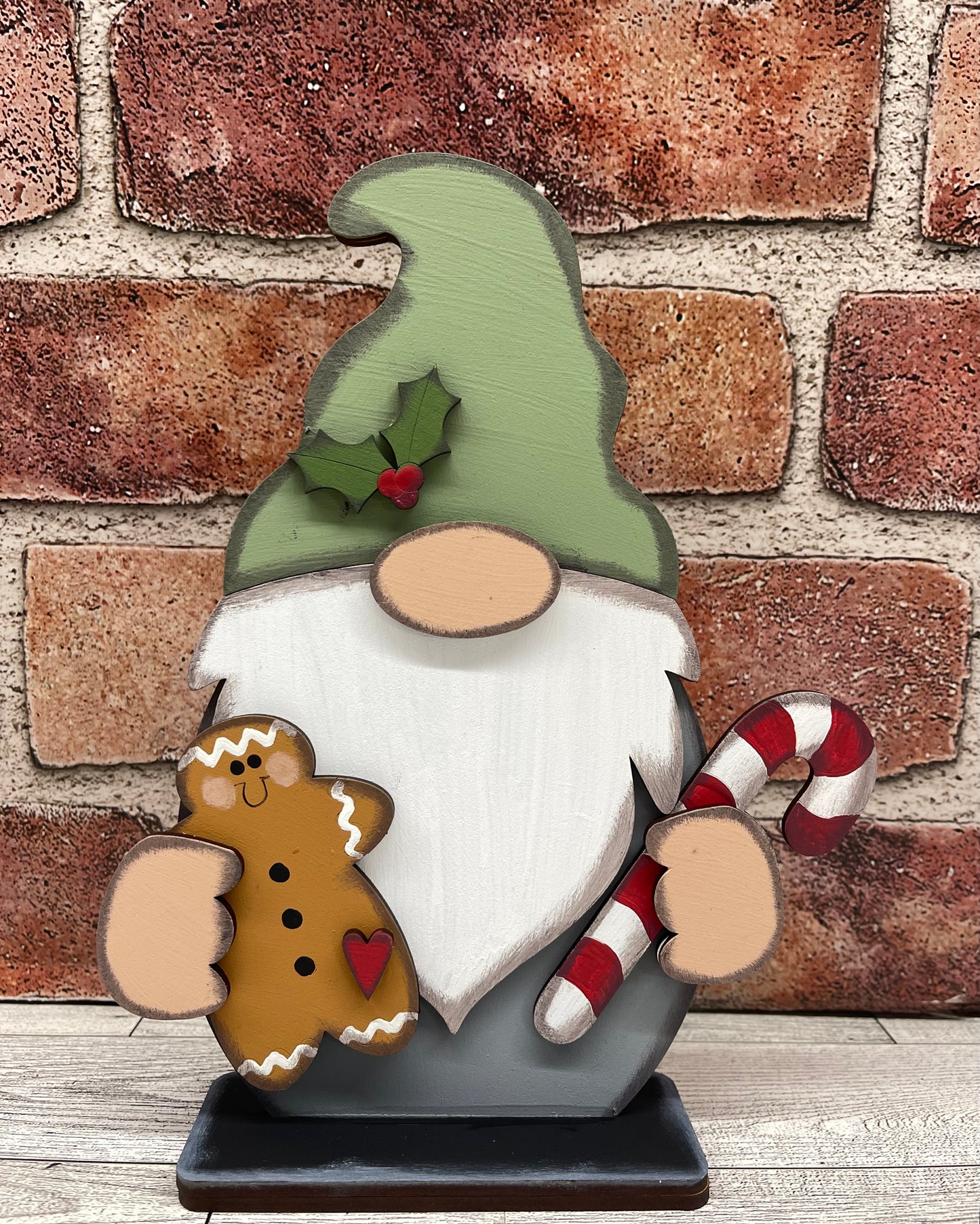 Gnome Christmas Standers unpainted cutouts