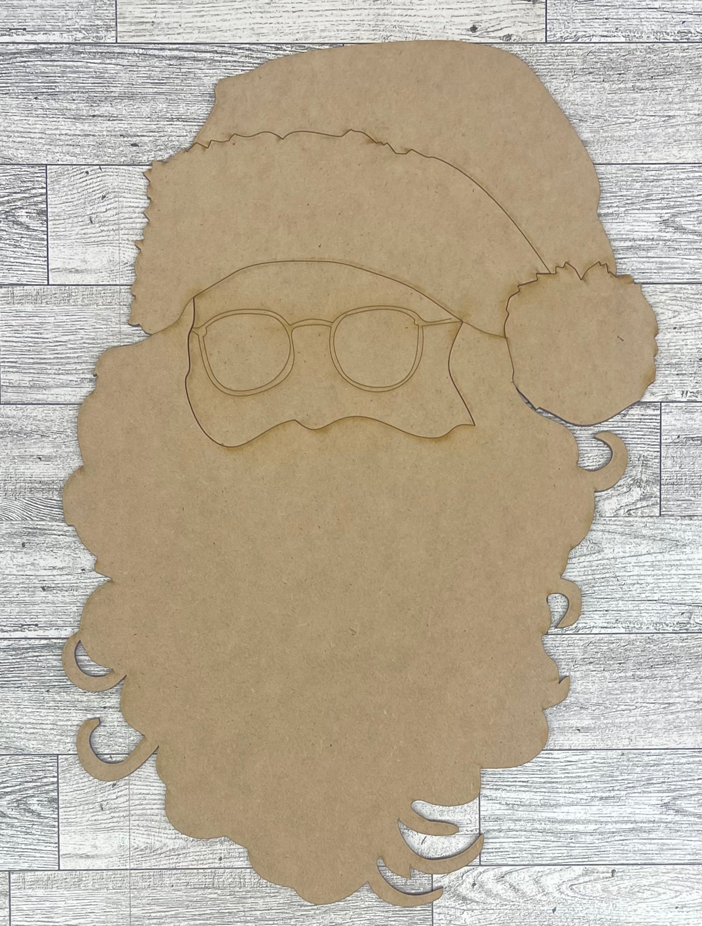 Believe Santa Cutout only unpainted cutouts