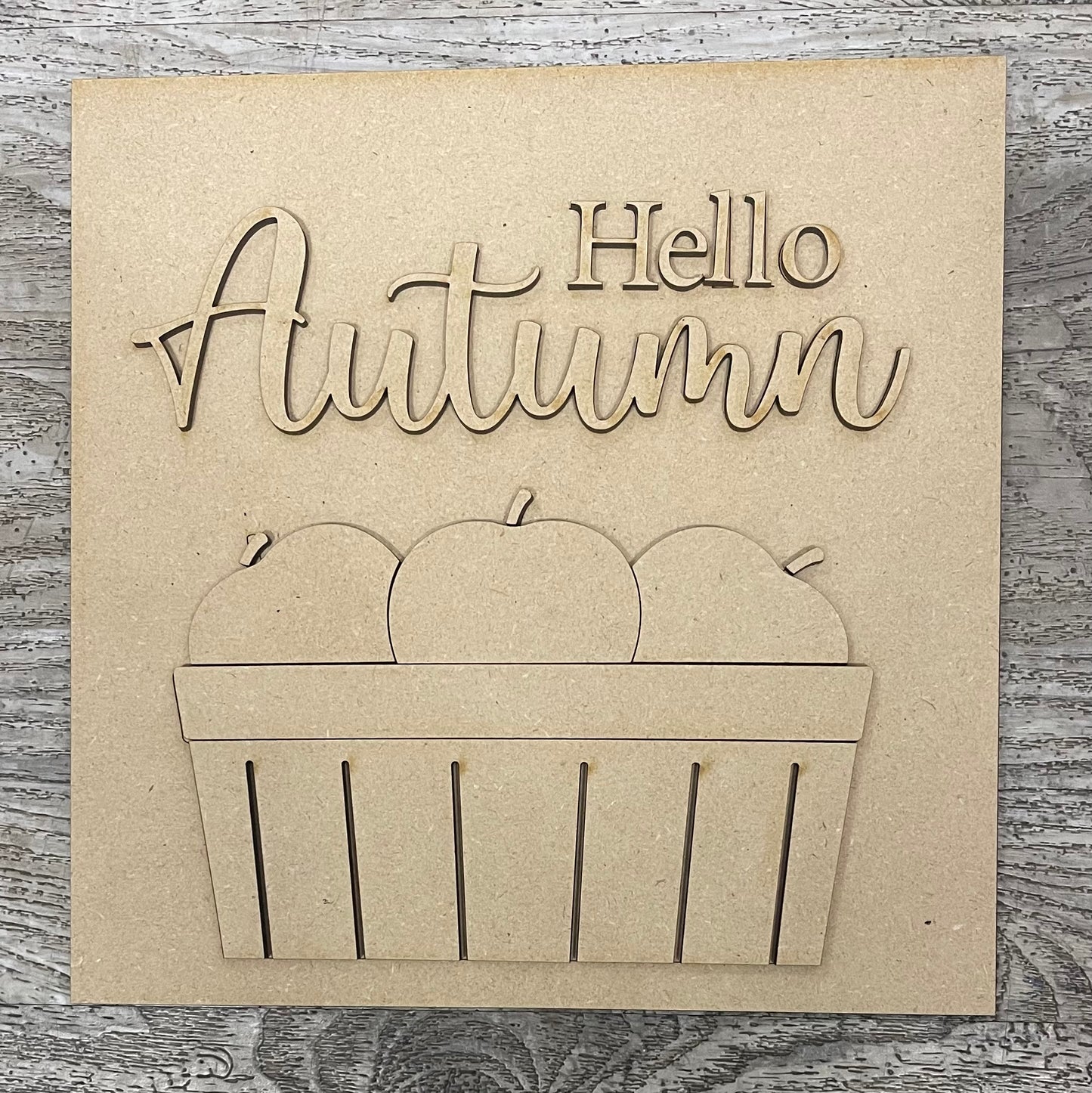 September monthly Everyday  themed - Hello Autumn  unpainted kit