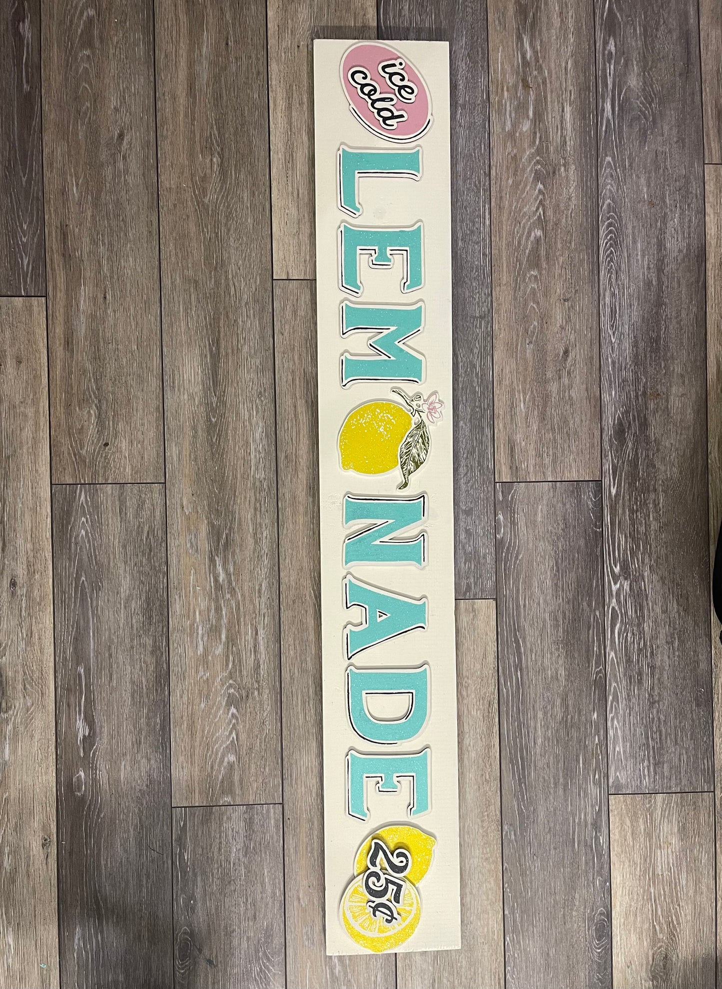 Lemonade sign Cutouts, unpainted wooden cutouts - ready for you to paint