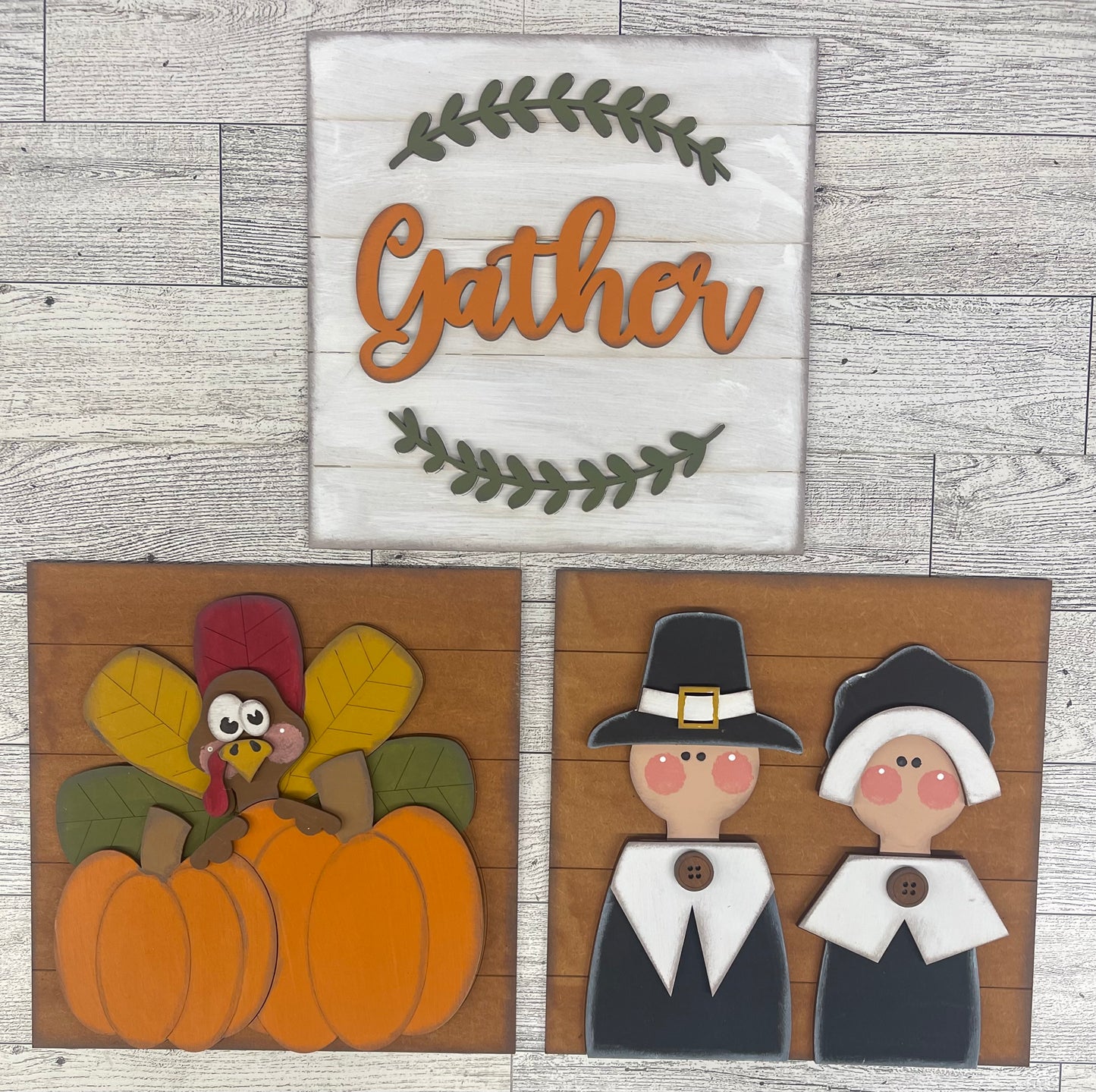 November 2025 Blocks only - House Leaning Ladder Blocks only - unpainted cutouts -doesn't include the House Leaning Ladder