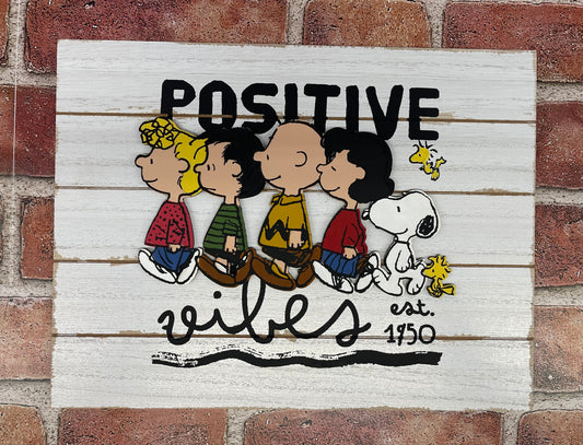 Peanuts Gang walking Cutout unpainted wood ready for you to paint