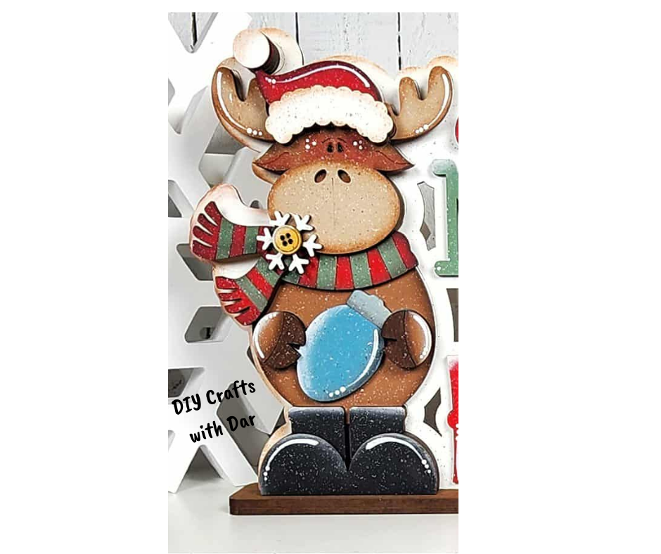 October - Dar's Christmas Craft Club - unpainted wood cutouts, ready for you to paint