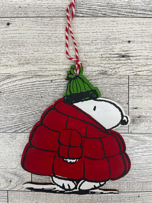 Cozy Snoopy Trio - Peanuts Gang Cutout unpainted wood ready for you to paint