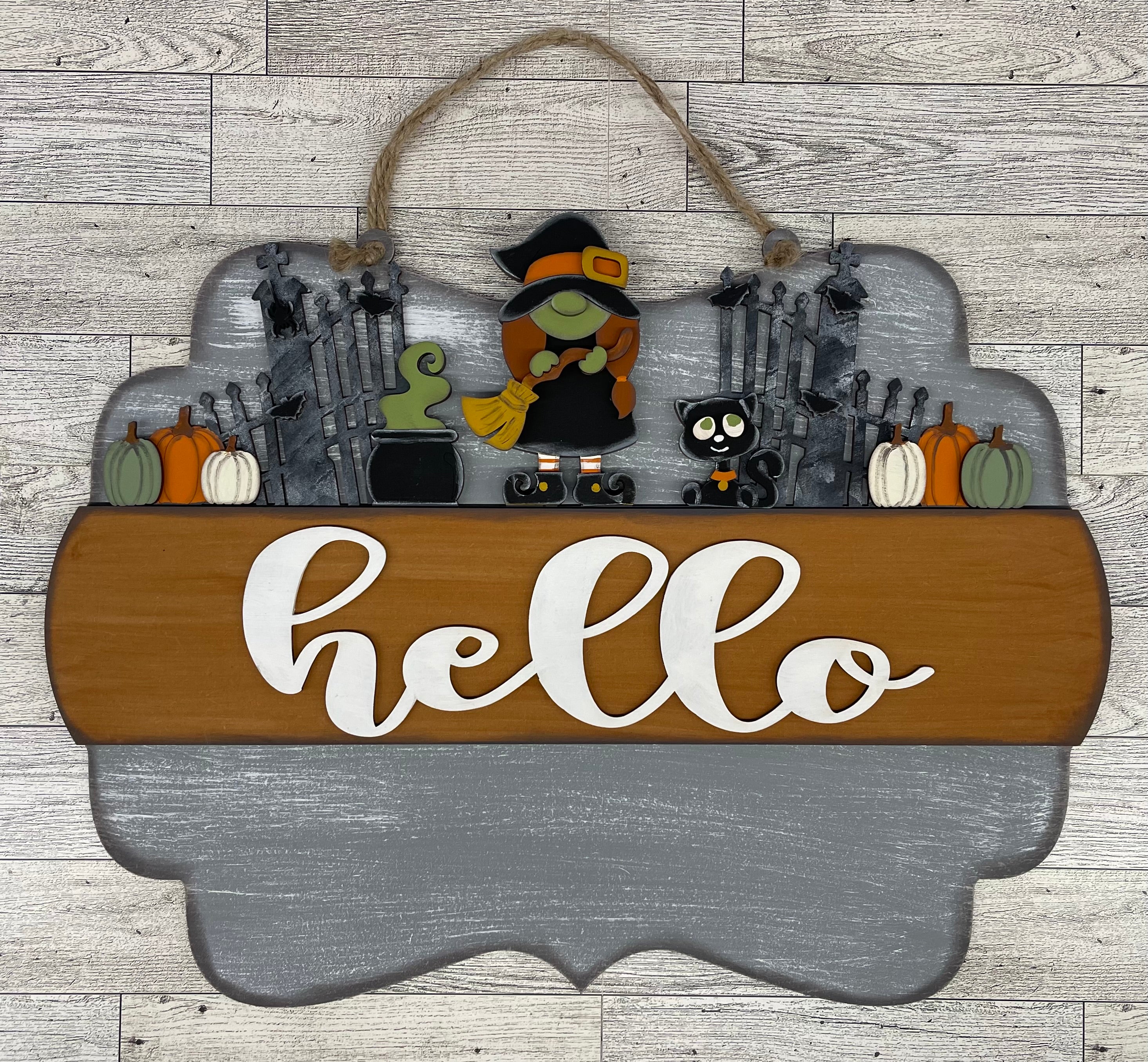 September 2025 Sign insert only - Hello Door Sign Insert only unpainte ...