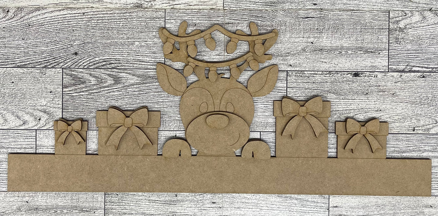 November 2025 Sign insert only - Hello Door Sign Insert only unpainted cutouts - doesn't include the door sign backer