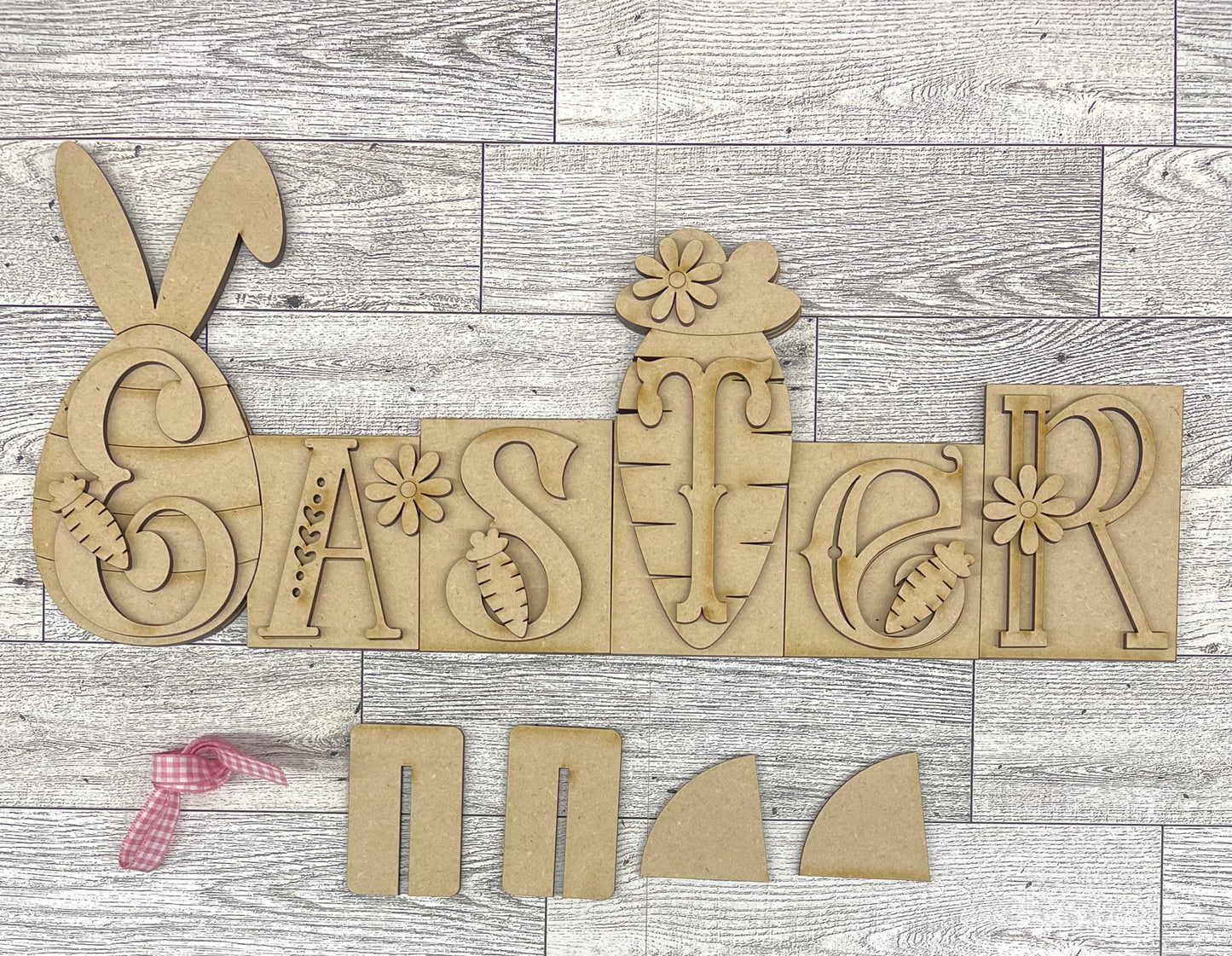 February Craft Kit - Easter Themed - basket and water globe not included