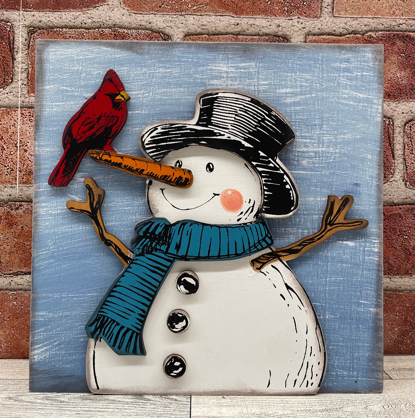 Back Again Someday - Snowman cutouts - unpainted wooden cutouts, ready for you to paint