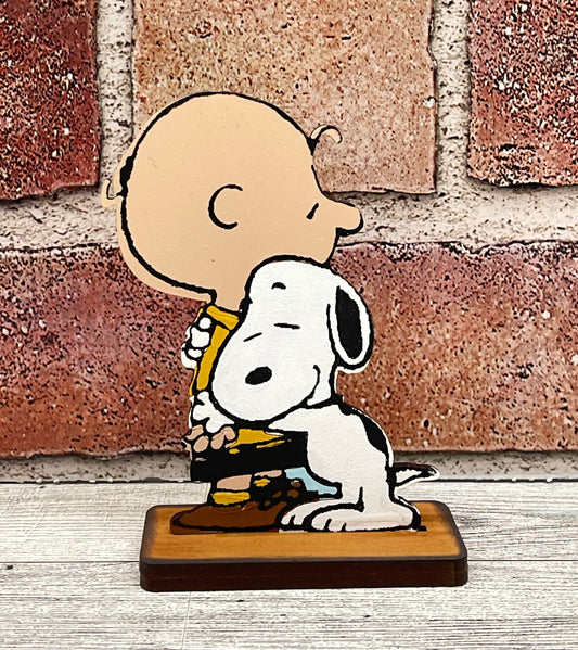 Puppy Love - Peanuts Gang Cutout unpainted wood ready for you to paint