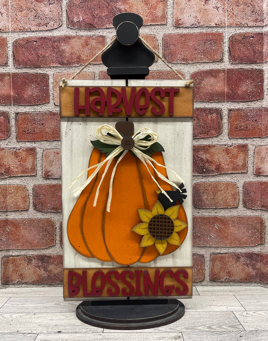 Harvest Blessings Door Sign - unpainted cutouts