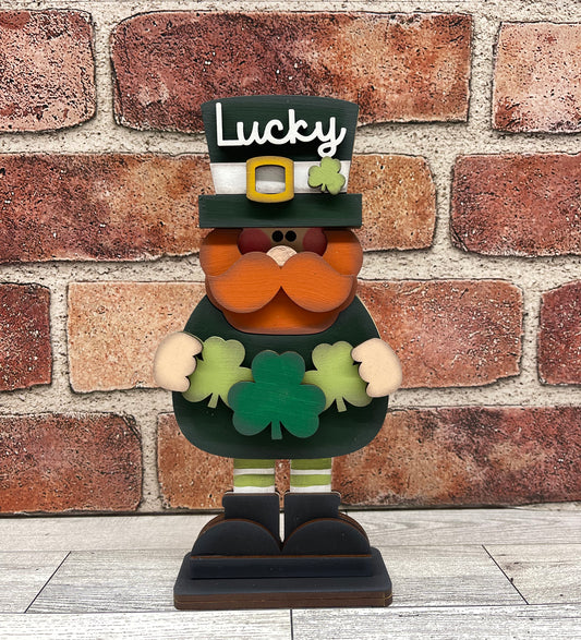 St. Patrick’s Day Gnome unpainted cutouts