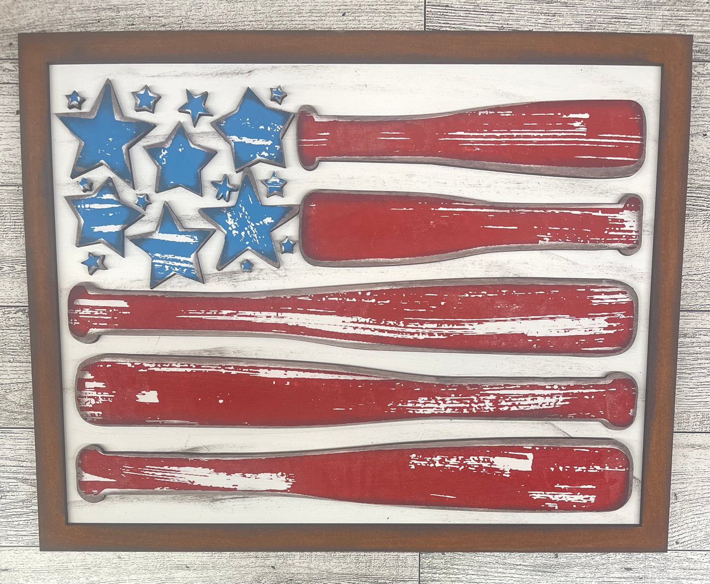 Star Spangled Batter Cutouts, unpainted wooden cutouts - ready for you to paint