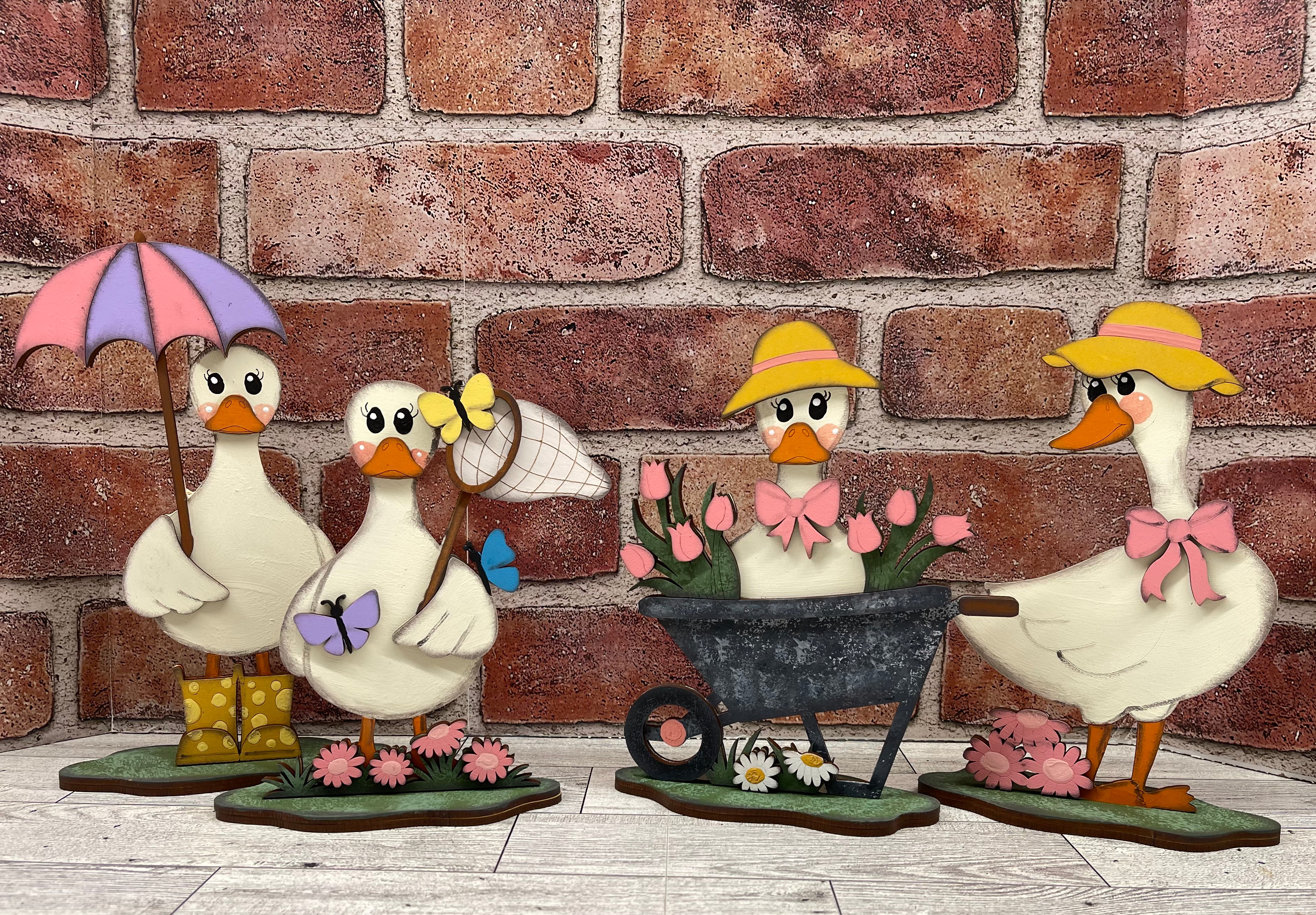 $10.00 Thursday - Spring Goose Standers - unpainted cutouts ready for ...