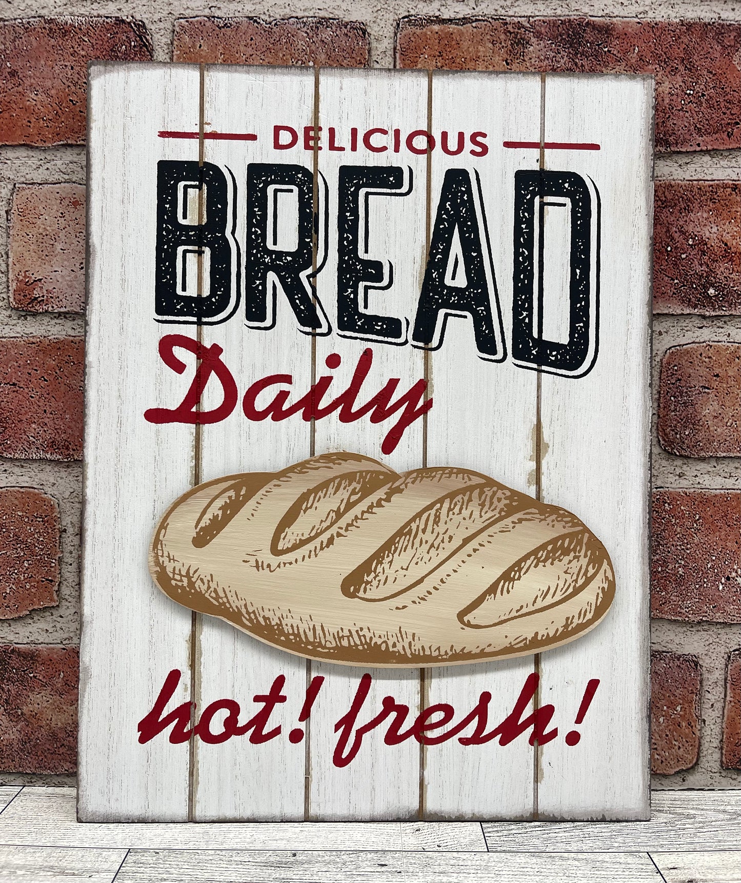 Daily Bread Cutouts, unpainted wooden cutouts - ready for you to paint