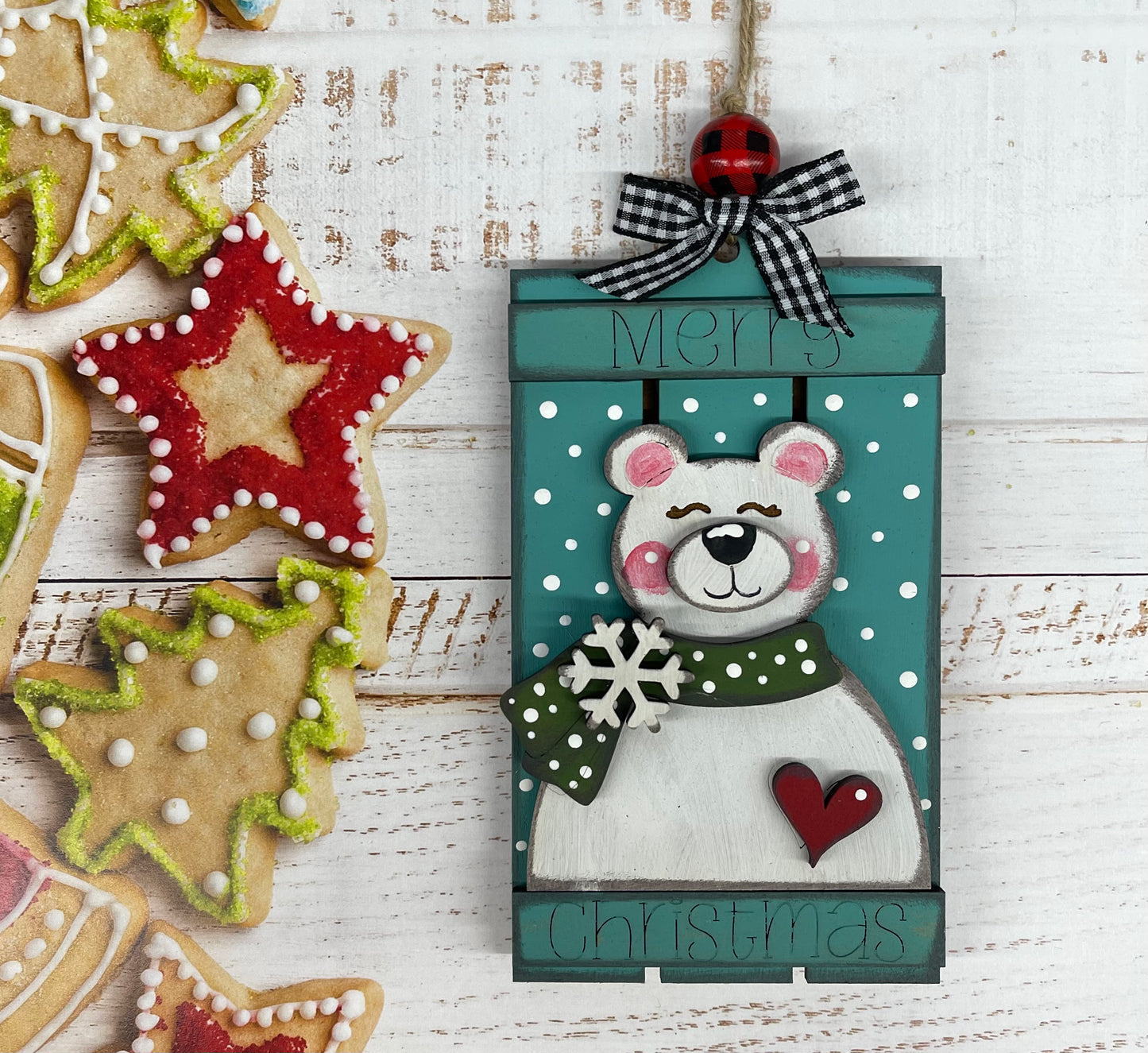 Pallet Christmas Ornaments unpainted cutouts