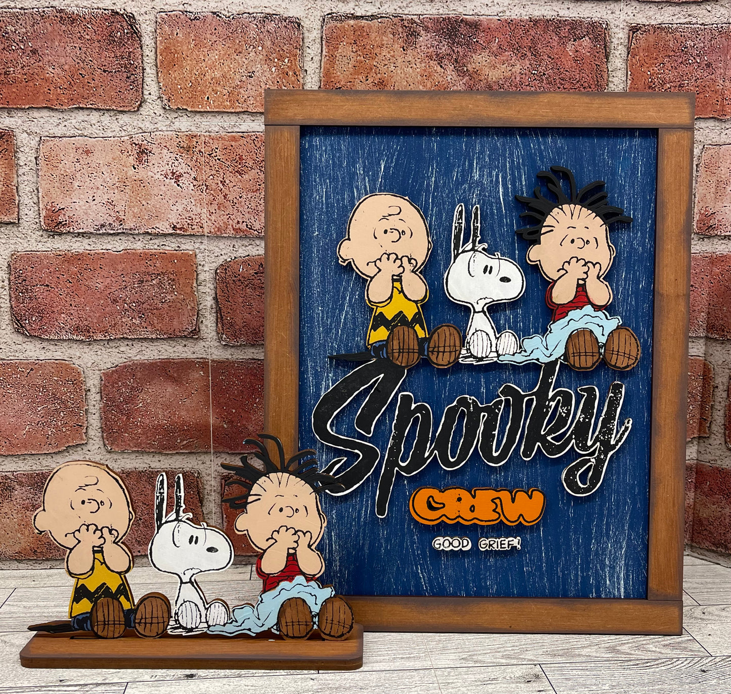 Spooky Crew - Peanuts Gang Cutout unpainted wood ready for you to paint
