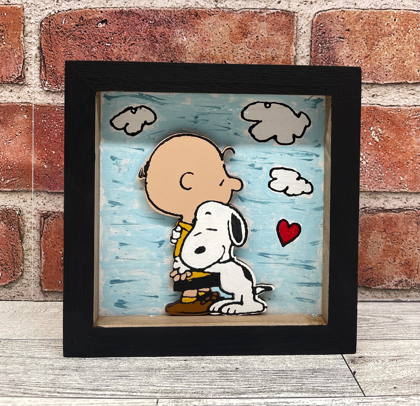 Puppy Love - Peanuts Gang Cutout unpainted wood ready for you to paint