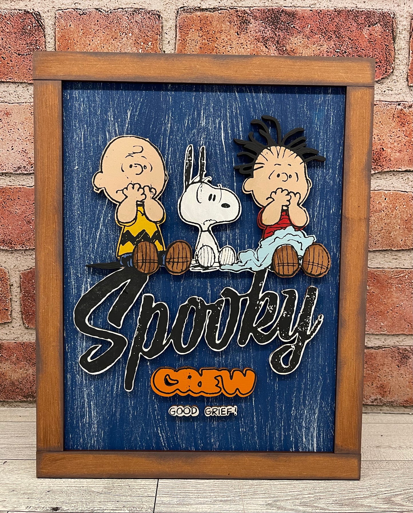 Spooky Crew - Peanuts Gang Cutout unpainted wood ready for you to paint