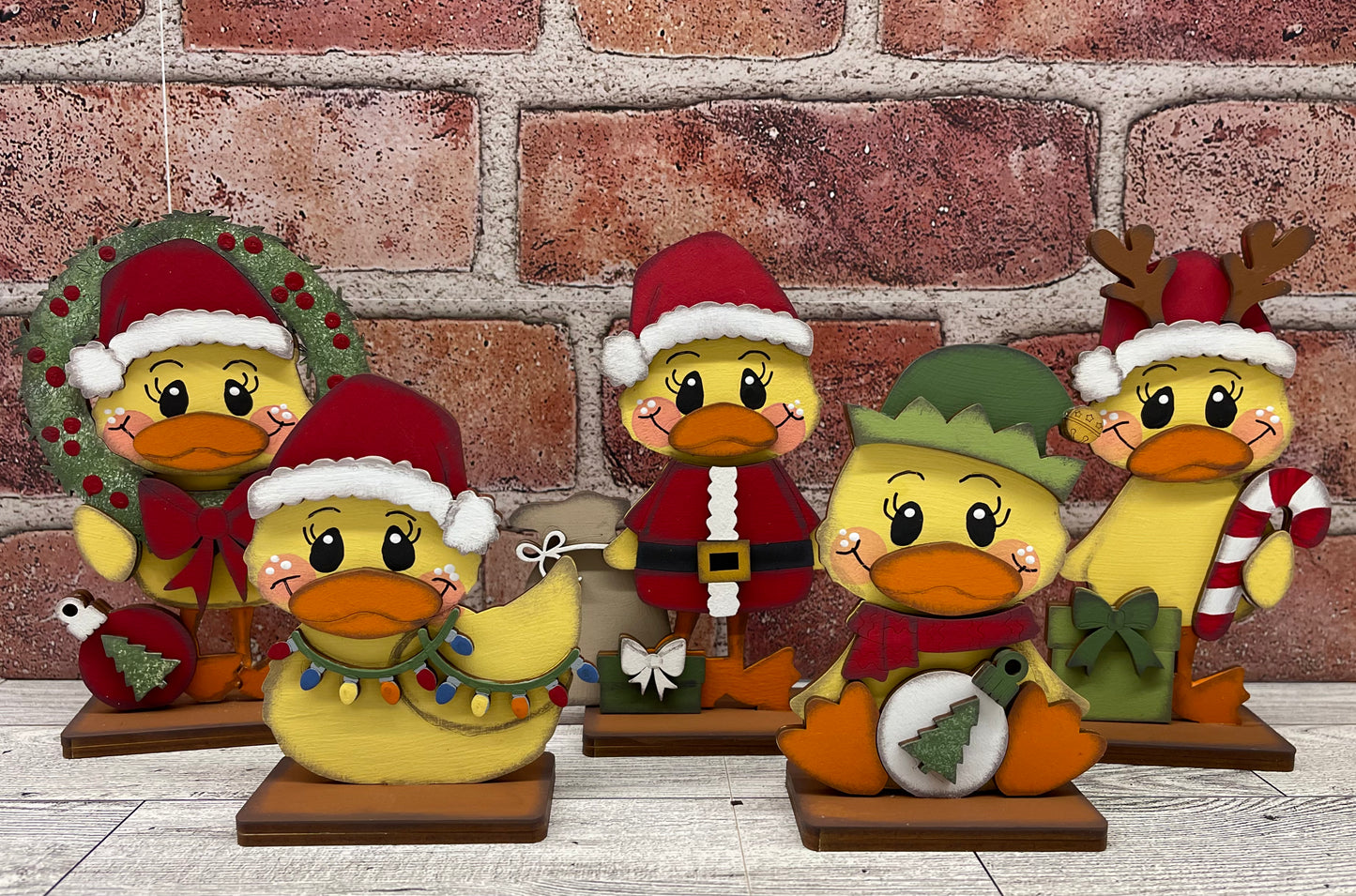 Christmas Duck Standers - Ready for you to paint