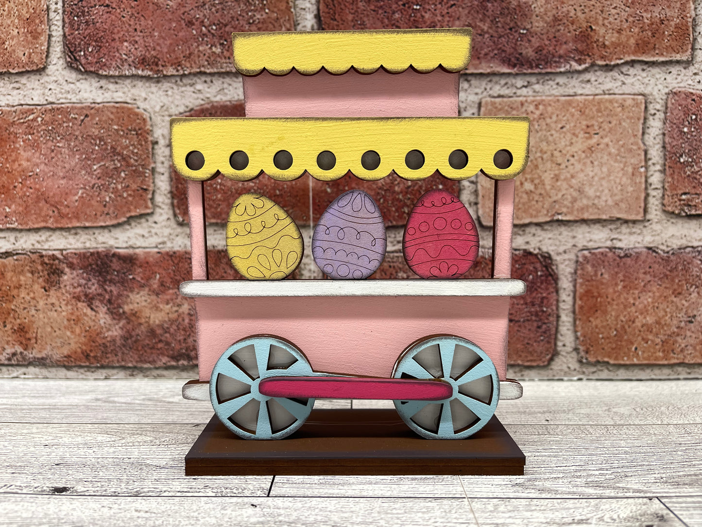 Easter Train - unpainted wood cutouts, ready for you to paint