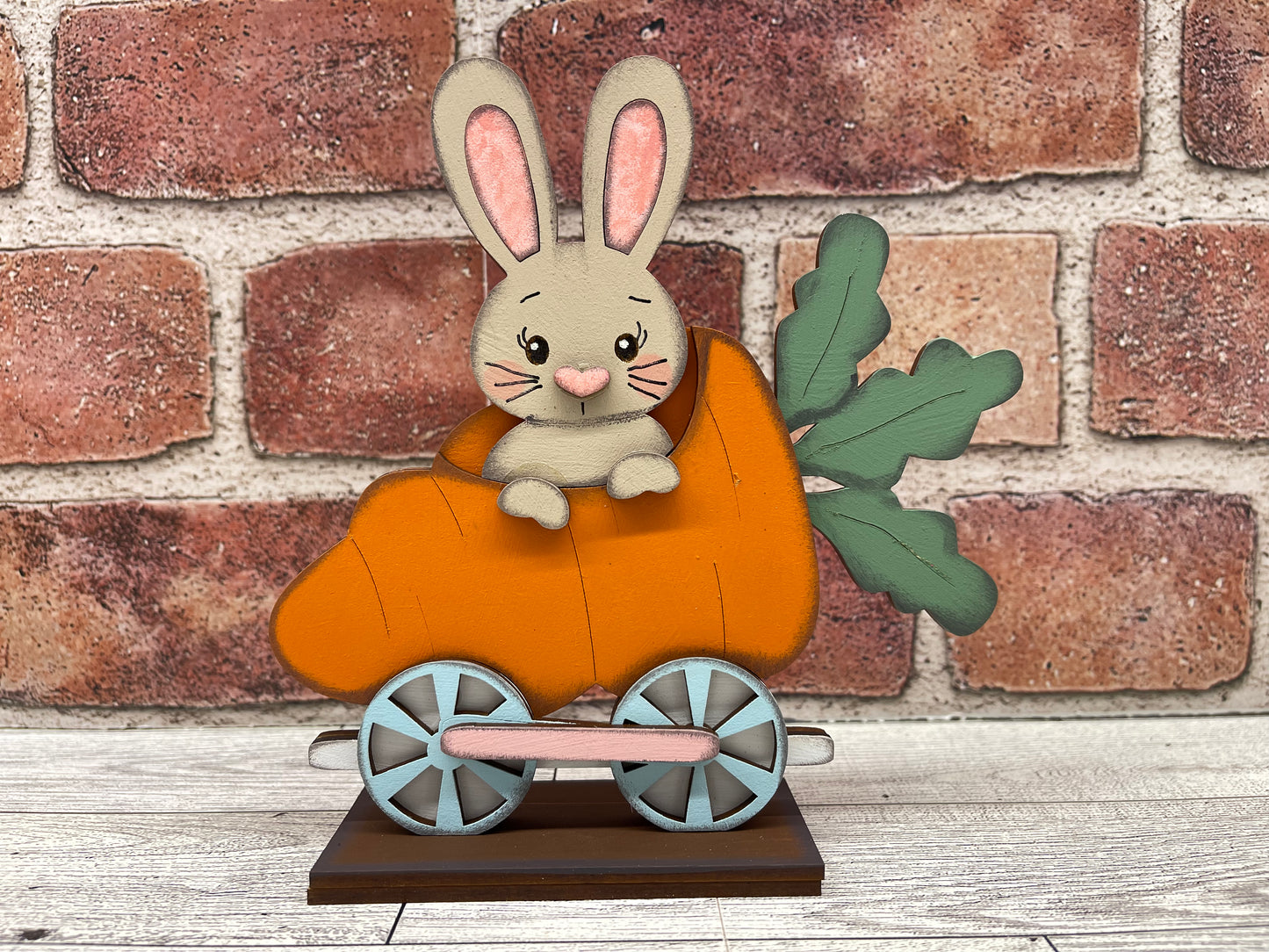 Easter Train - unpainted wood cutouts, ready for you to paint