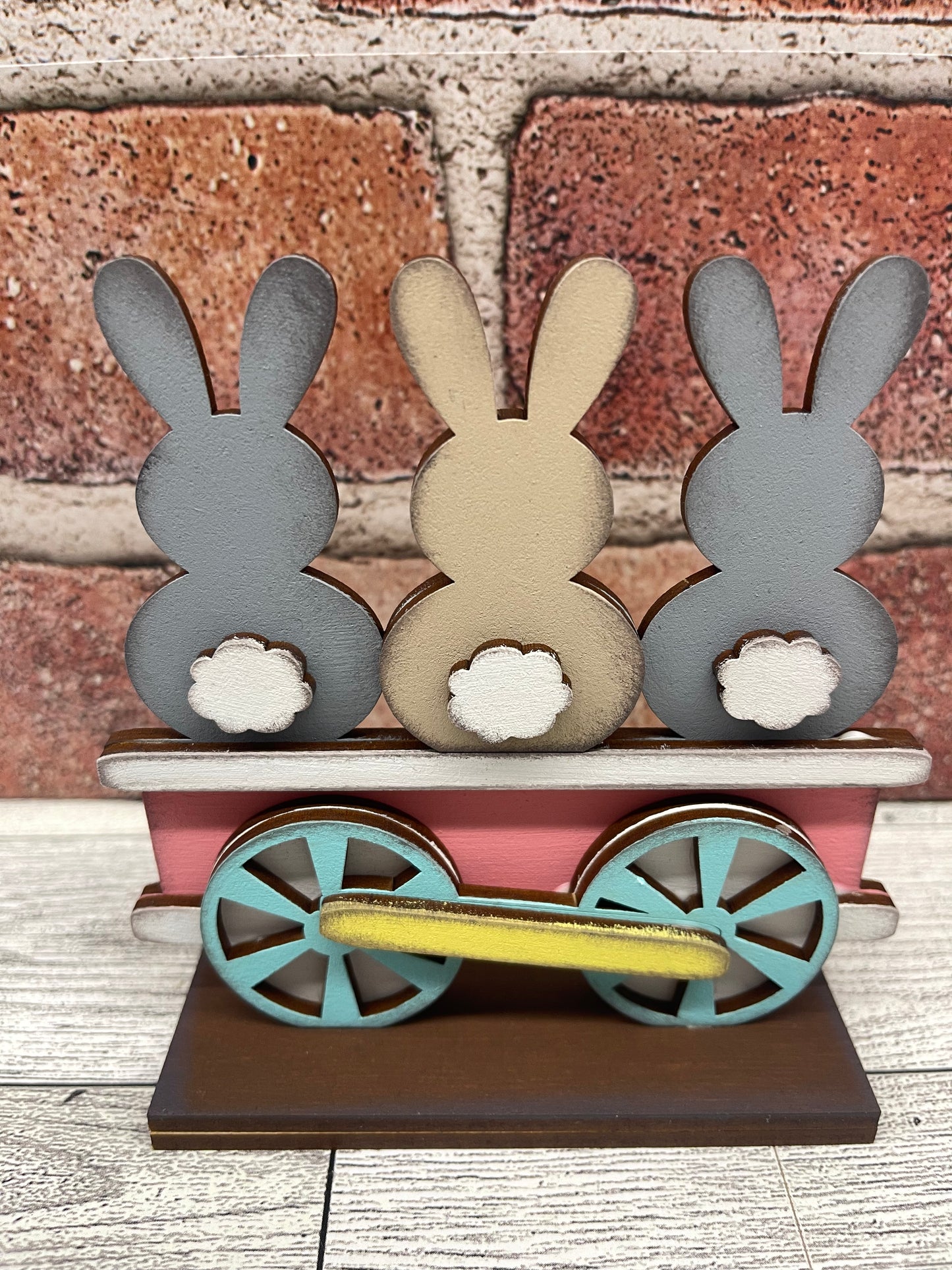 Easter Train - unpainted wood cutouts, ready for you to paint