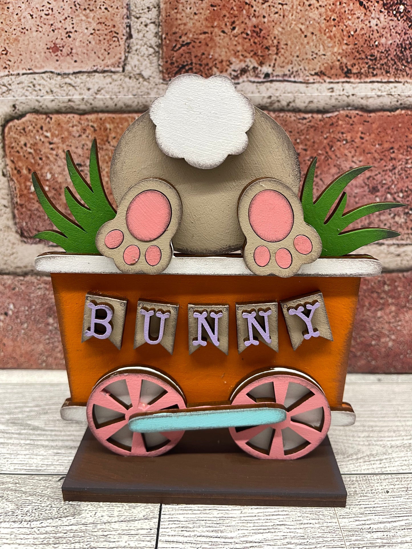 Easter Train - unpainted wood cutouts, ready for you to paint