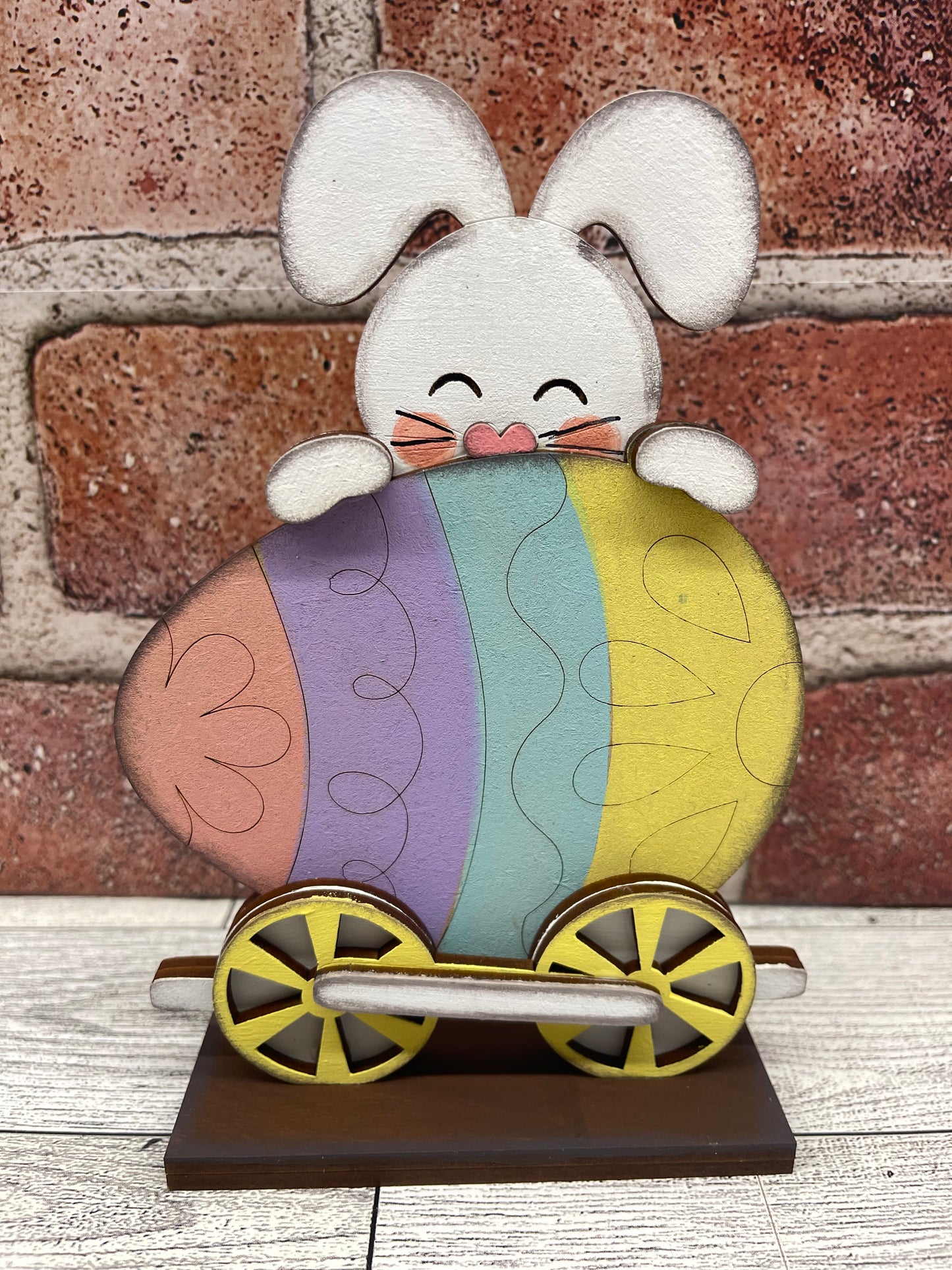 Easter Train - unpainted wood cutouts, ready for you to paint