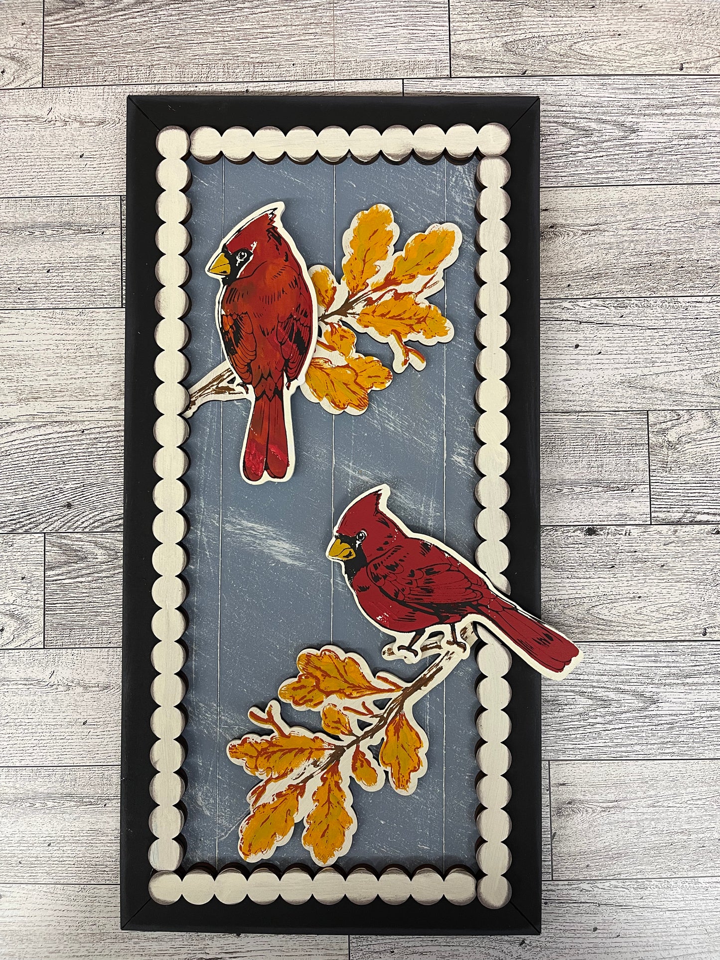 Cardinal Sign Kit, DIY Kit - unpainted wood cutouts