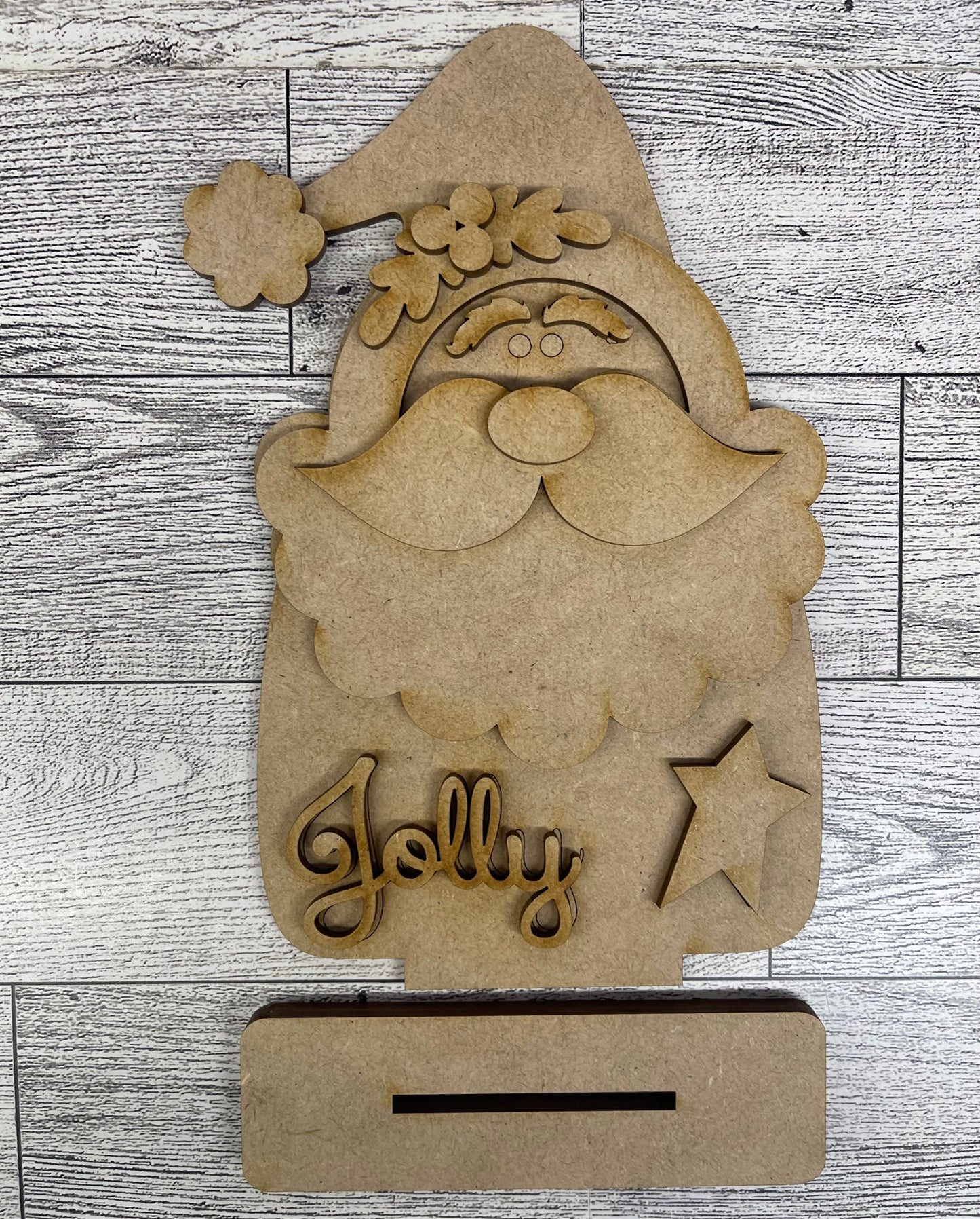 August - Dar's Christmas Craft Club - unpainted wood cutouts, ready for you to paint