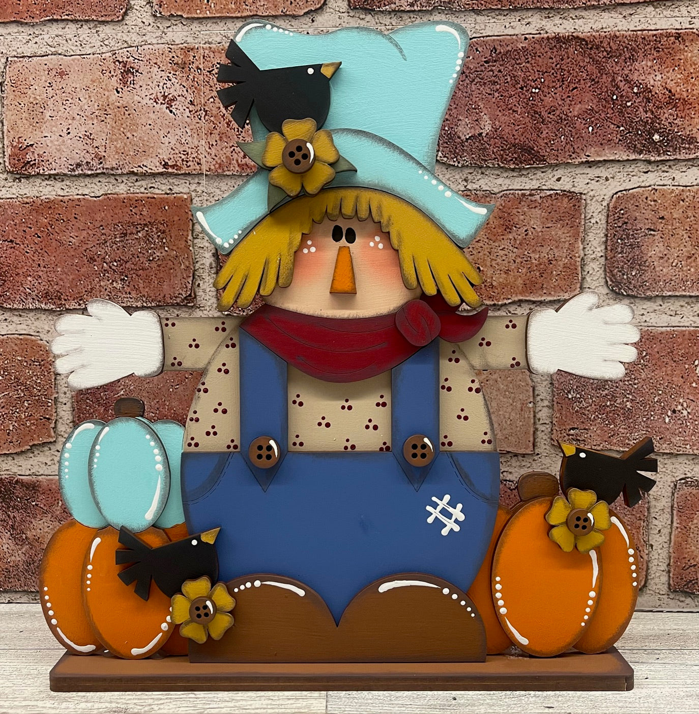 Fall Scarecrow Stander - unpainted cutouts - ready for you to paint